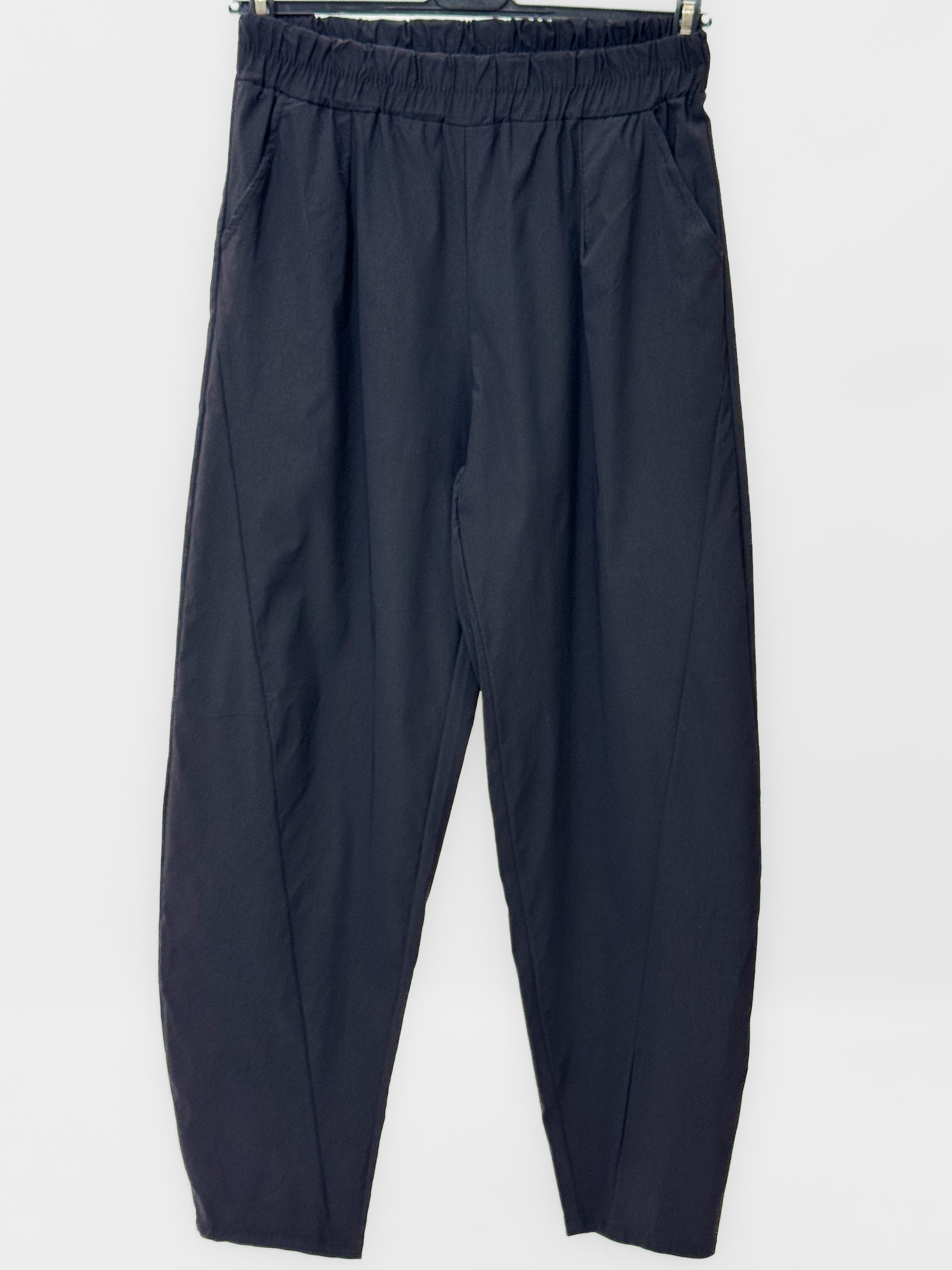 Pantalone in Cotone Leggero con Vita Elasticizzata