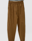 Pantalone in Cotone Leggero con Vita Elasticizzata