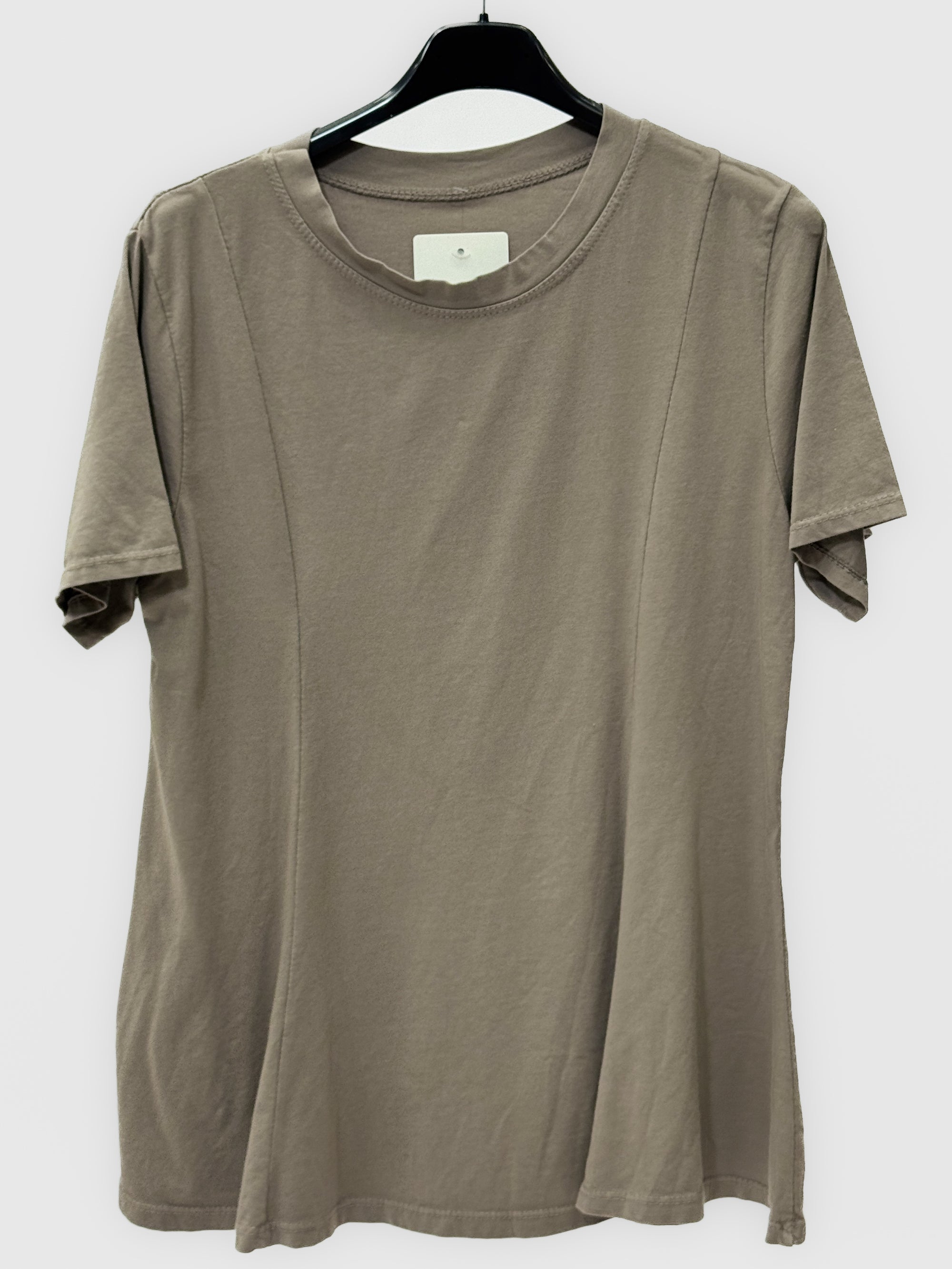 T-Shirt in Cotone con Vestibilità Svasata