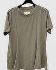 T-Shirt in Cotone con Vestibilità Svasata