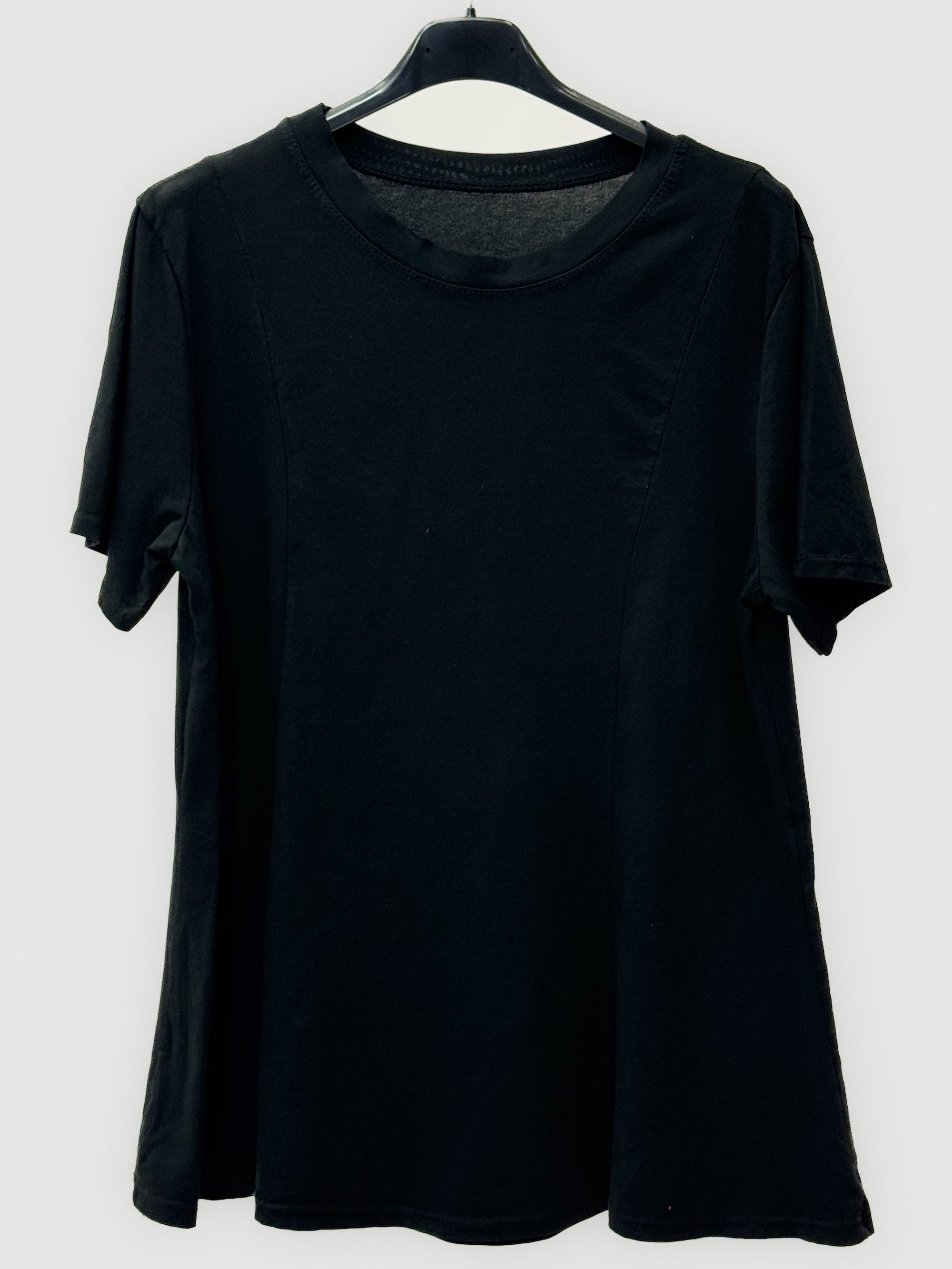 T-Shirt in Cotone con Vestibilità Svasata