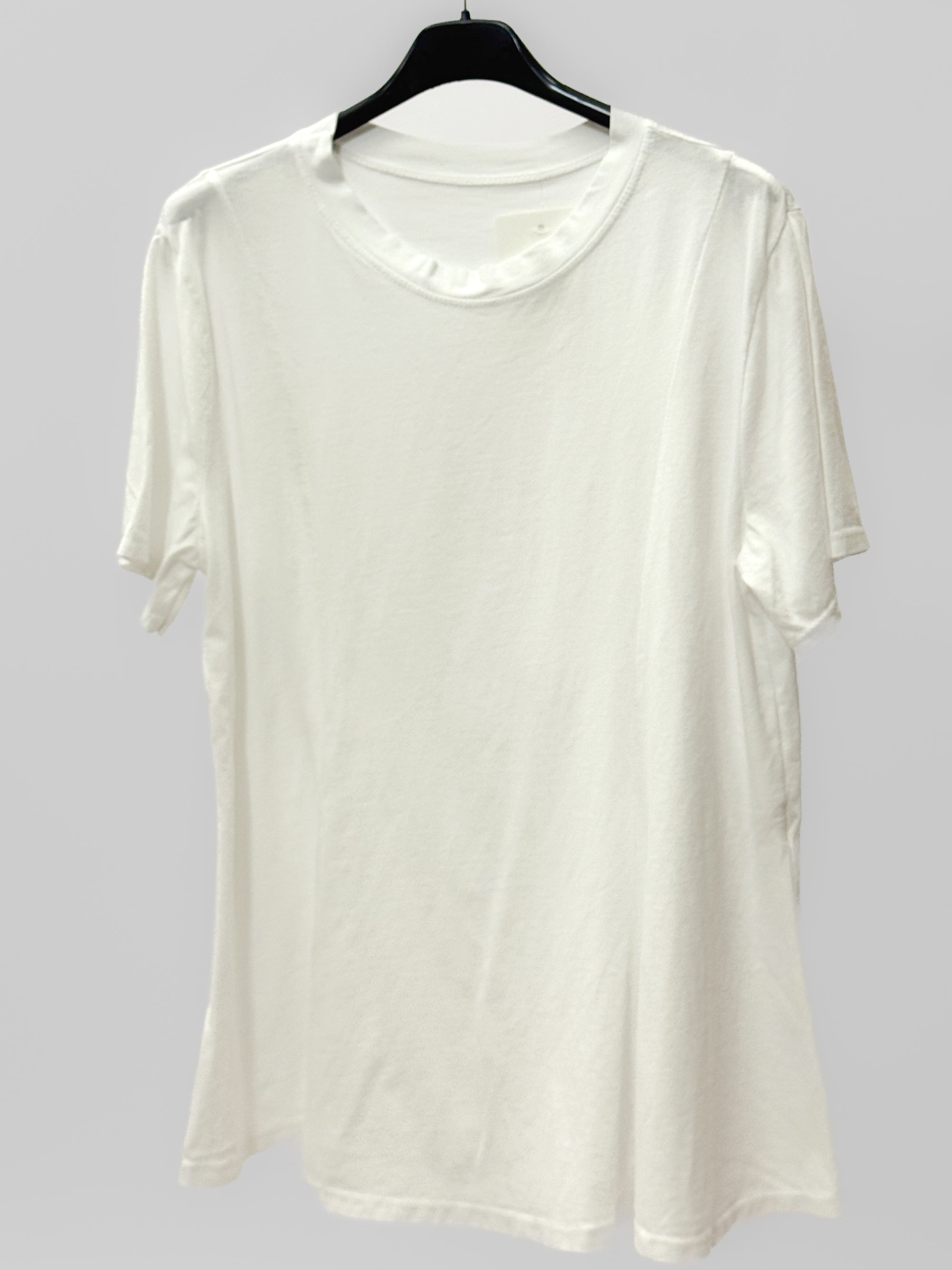 T-Shirt in Cotone con Vestibilità Svasata