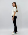 Jeans straight leg elasticizzati