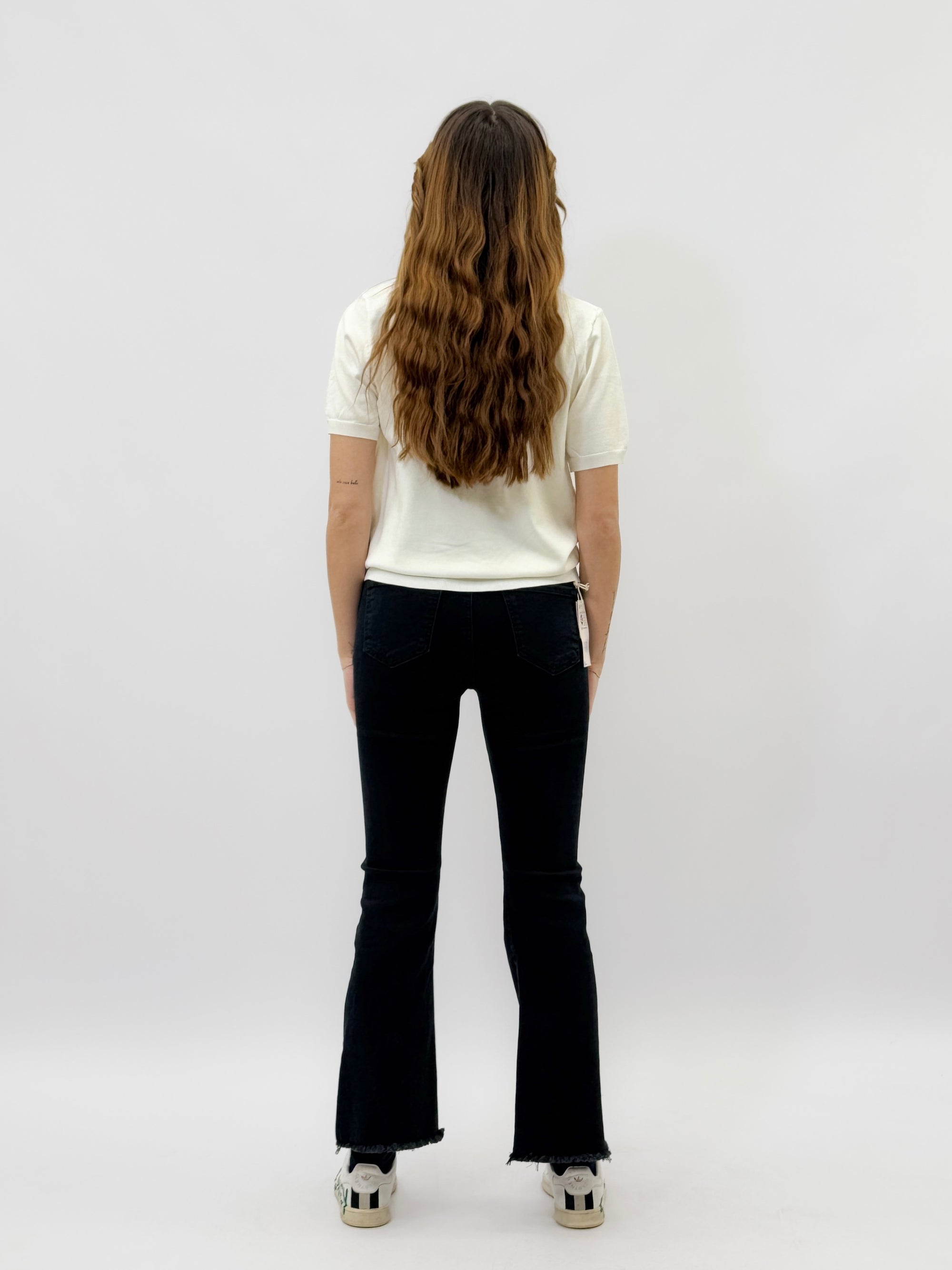 Jeans straight leg elasticizzati
