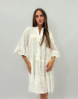 Abito a camicia in pizzo
