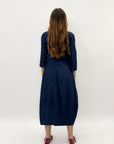 Abito in denim con gonna palloncino