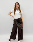 Pantaloni con foulard bendana