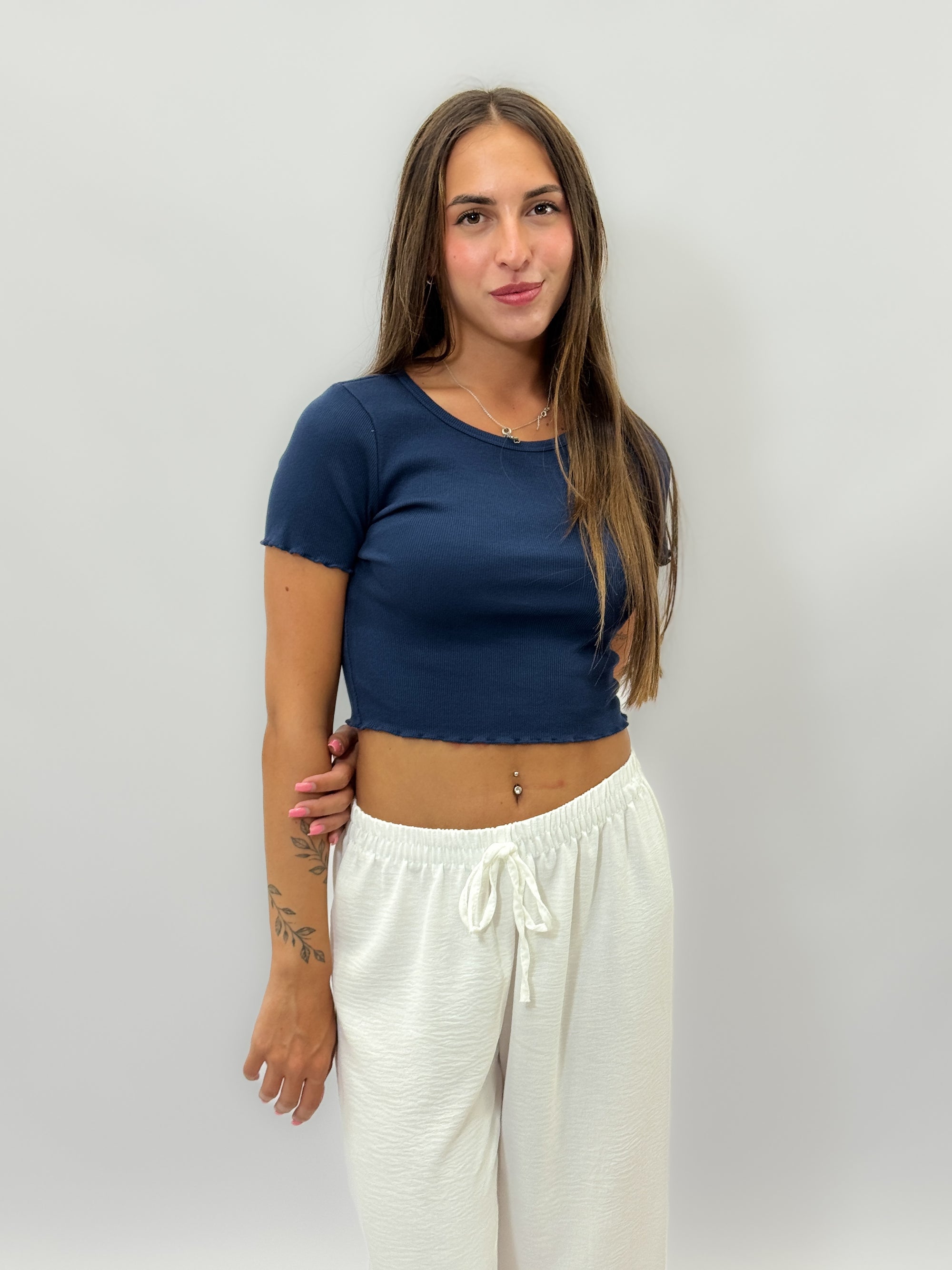 T-shirt a coste petite