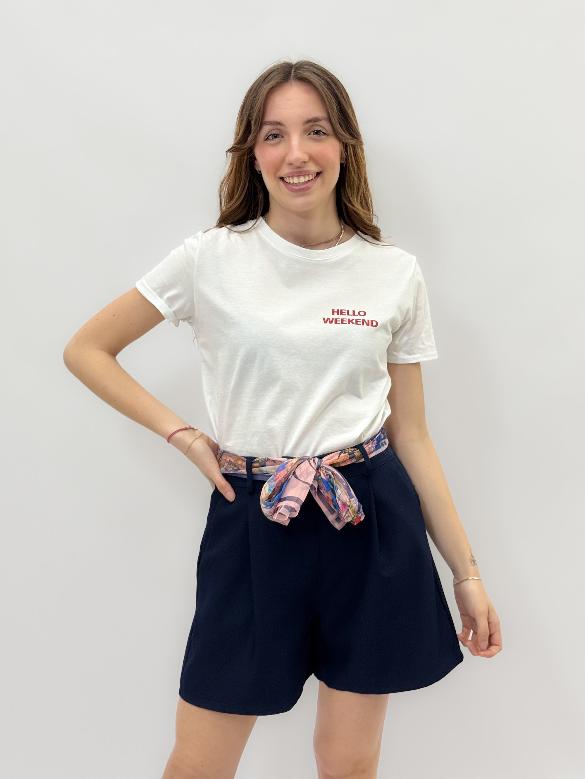 Pantaloncini tinta unita leggeri