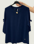 Cardigan leggero con fiocchetti