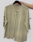 Cardigan leggero con fiocchetti