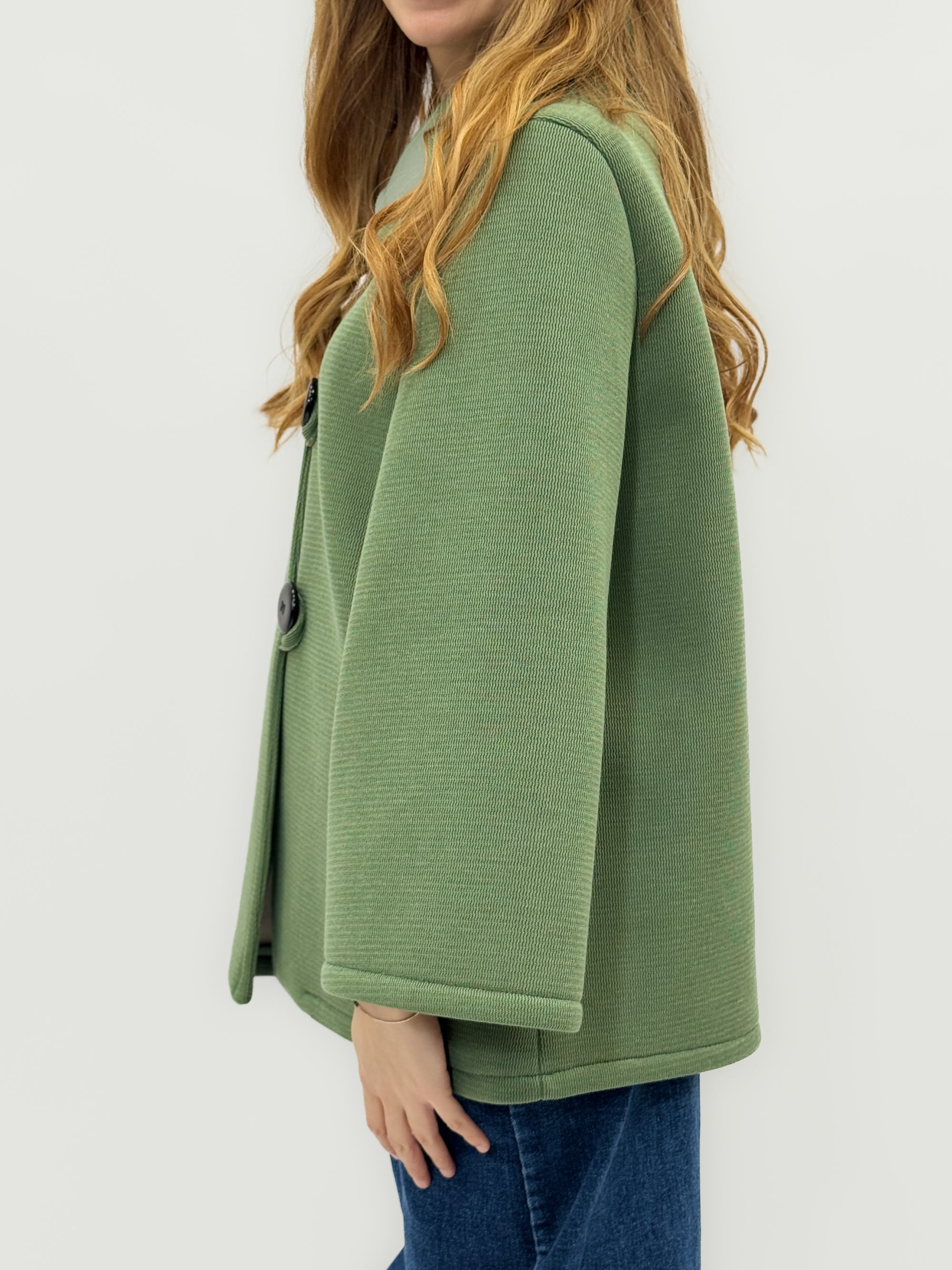 Giacca in punto Milano con bottoni