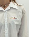 Camicia con stampa bassotti