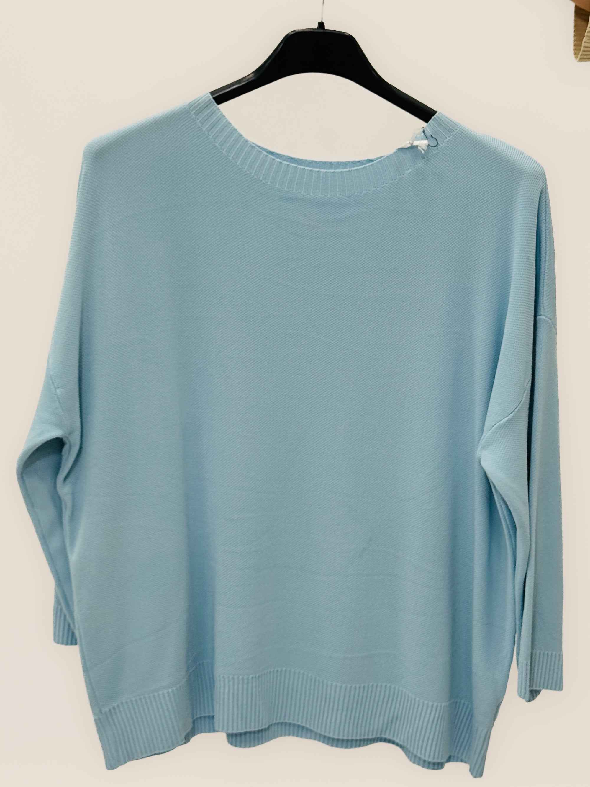 Maglia basic manica 3/4 girocollo