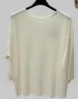 Maglia basic manica 3/4 girocollo