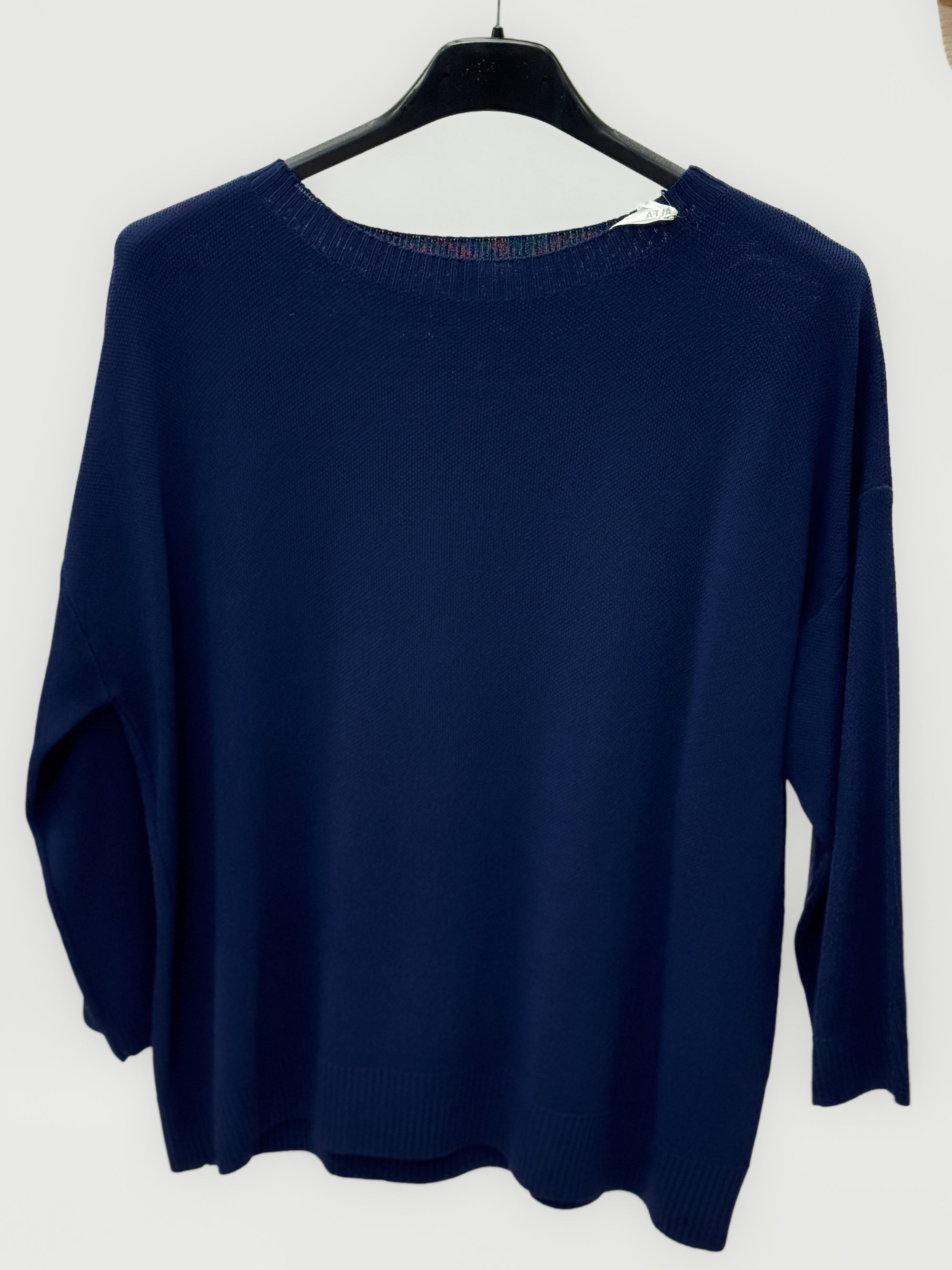 Maglia basic manica 3/4 girocollo