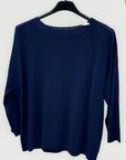 Maglia basic manica 3/4 girocollo