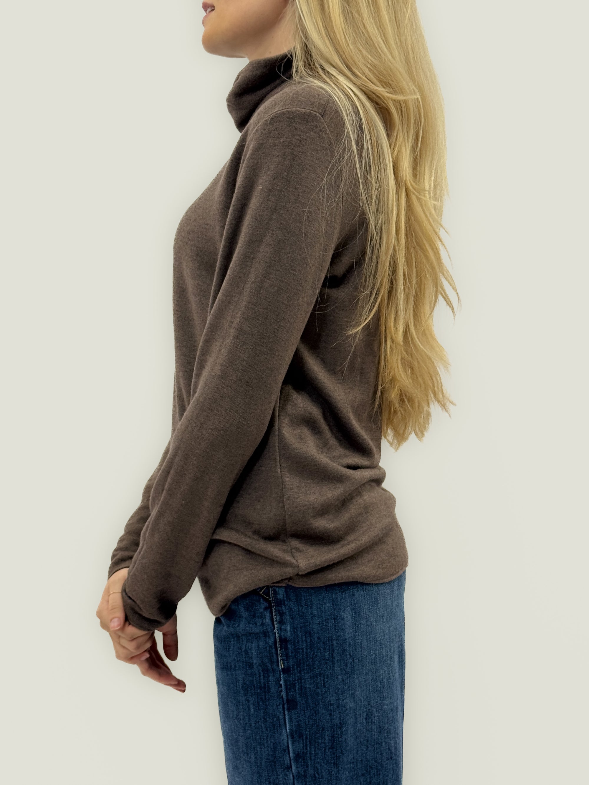 Dolcevita in misto cotone e lana – Caldo, morbido e avvolgente