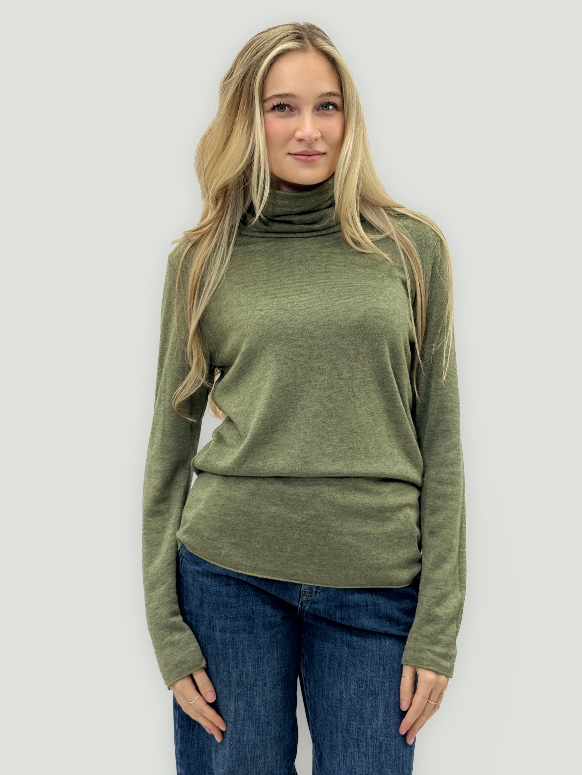 Dolcevita in misto cotone e lana – Caldo, morbido e avvolgente