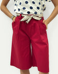 Bermuda Cotone con foulard