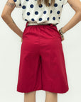 Bermuda Cotone con foulard
