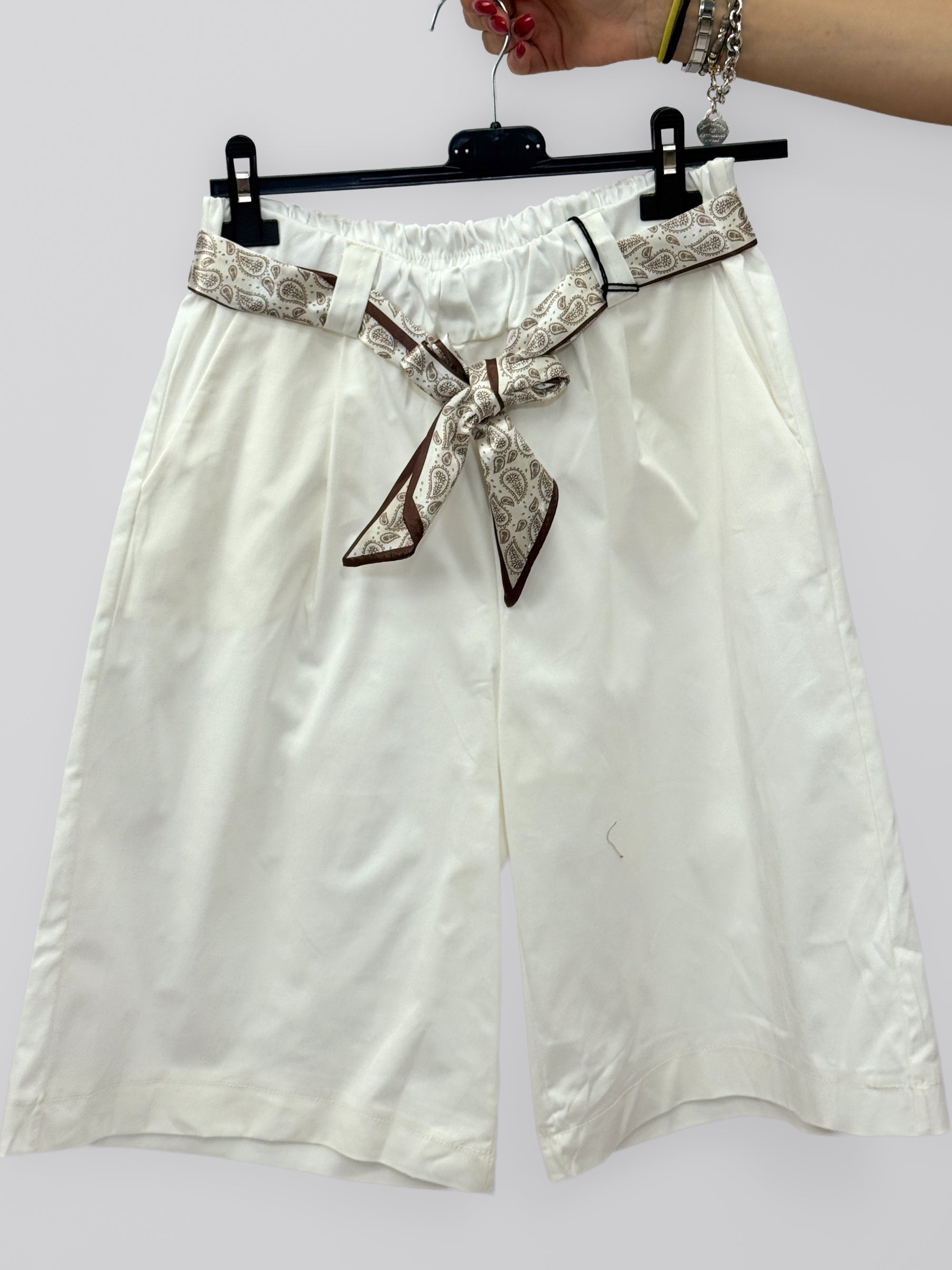 Bermuda Cotone con foulard