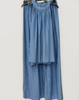 Completo con Top Smanicato e Pantalone Palazzo