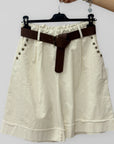 Pantaloncini con Cintura e Borchie a Stella