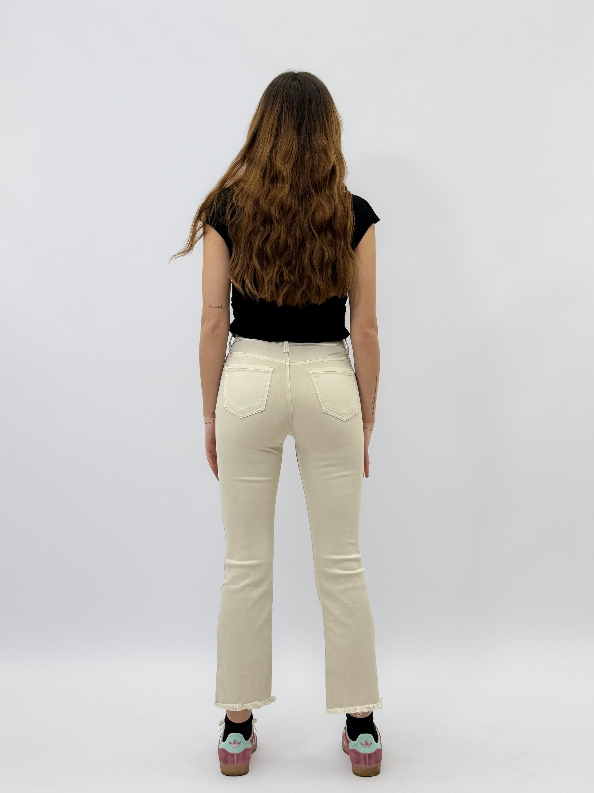 Jeans straight leg elasticizzati