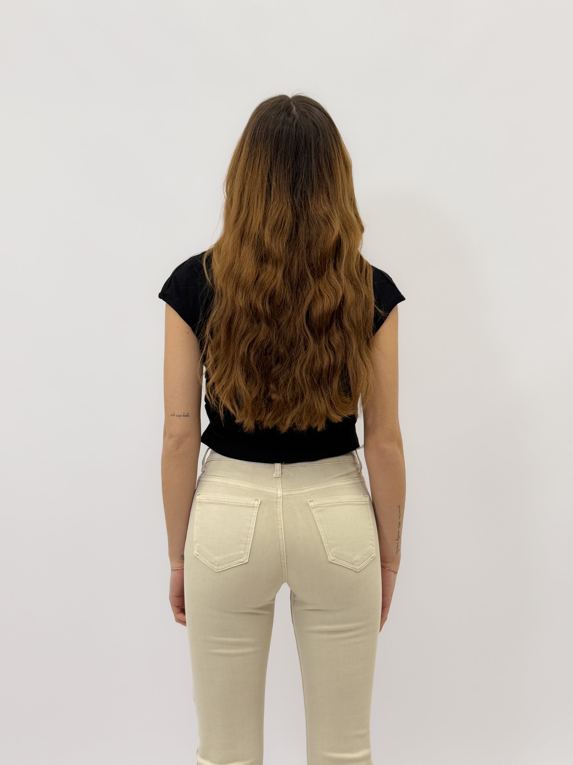 Jeans straight leg elasticizzati