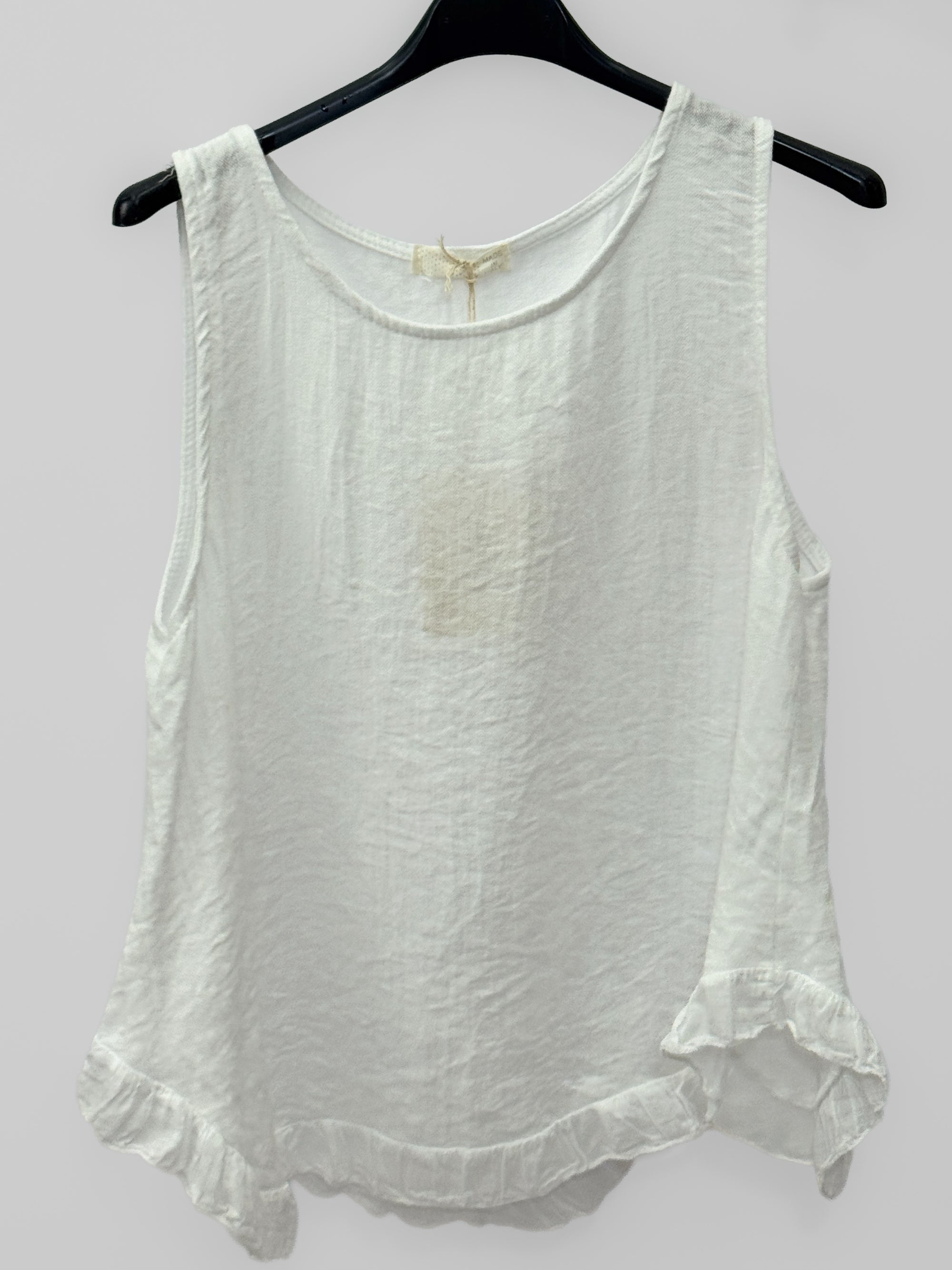Maglia Smanicata con Balza sul Fondo