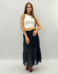 Gonna lunga in cotone leggero