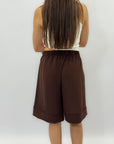 Pantaloncini a tinta unita