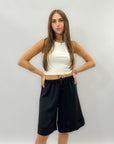 Pantaloncini a tinta unita