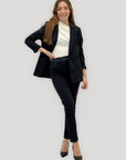 Completo elegante giacca e pantalone slim