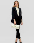 Completo elegante giacca e pantalone slim