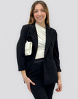Completo elegante giacca e pantalone slim