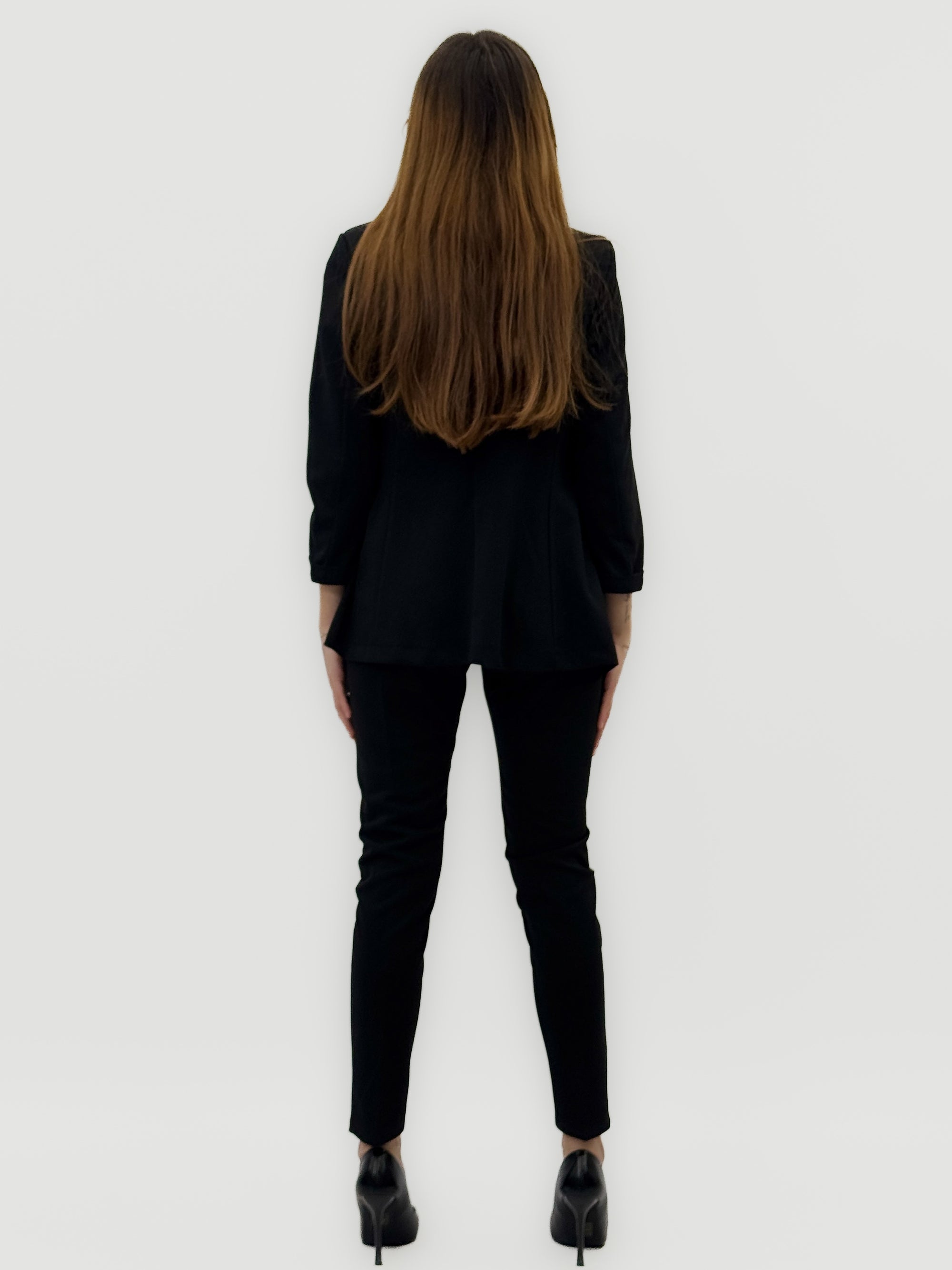 Completo elegante giacca e pantalone slim