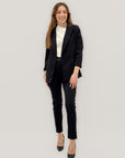 Completo elegante giacca e pantalone slim