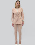 Completo elegante giacca e pantalone slim