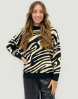 Maglione zebrato – Trendy e super morbido