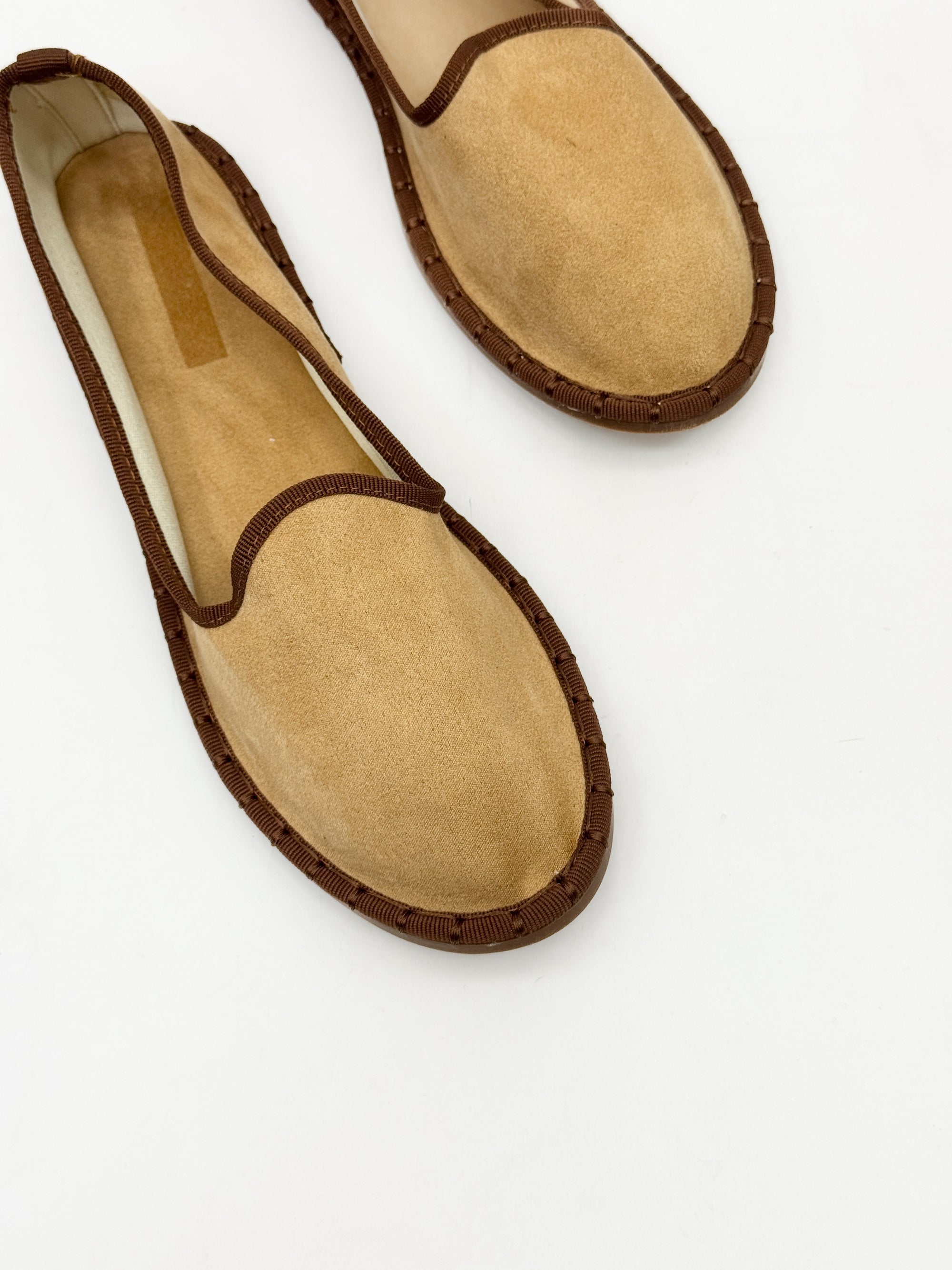 Friulane in velluto con bordo