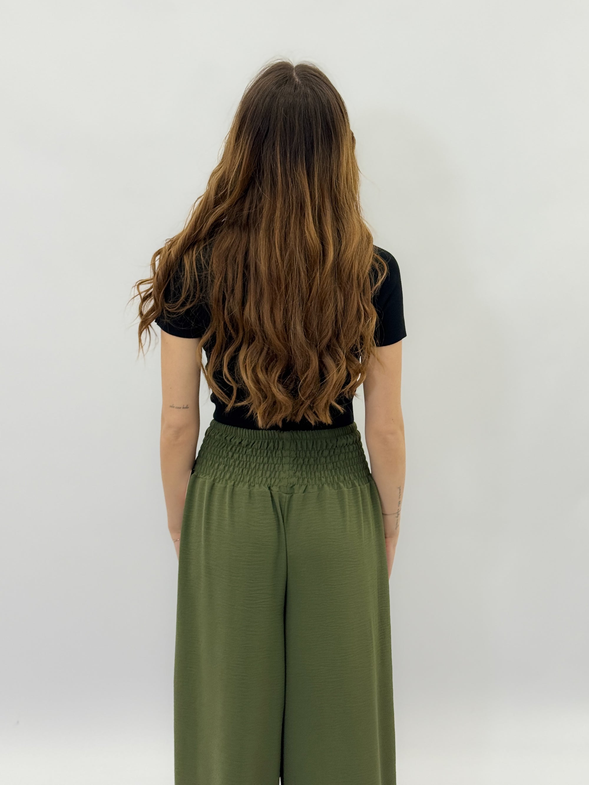 Maglia crop tinta unita