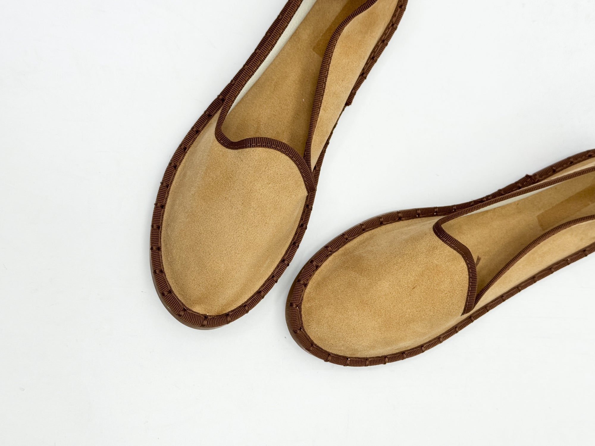 Friulane in velluto con bordo