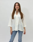 Camicia con strass