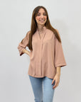 Camicia con strass
