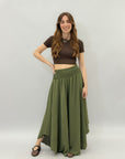 Pantaloni ampi elasticizzati