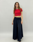 Pantaloni ampi elasticizzati