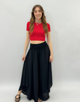 Pantaloni ampi elasticizzati
