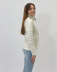 Piumino con zip